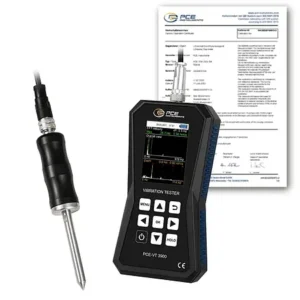 Vibrômetro PCE-VT 3900S-ICA incl. certificado de calibração ISO