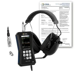 Vibrômetro PCE-VT 3950-ICA incl. certificado de calibração ISO