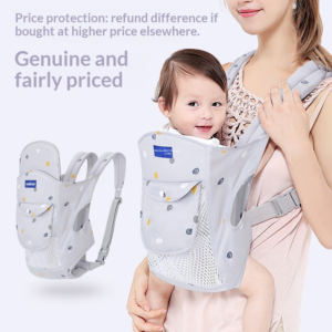 Porta Bébé Canguru Tradiciona para Bebês, Capacidade de Carga de 20KG